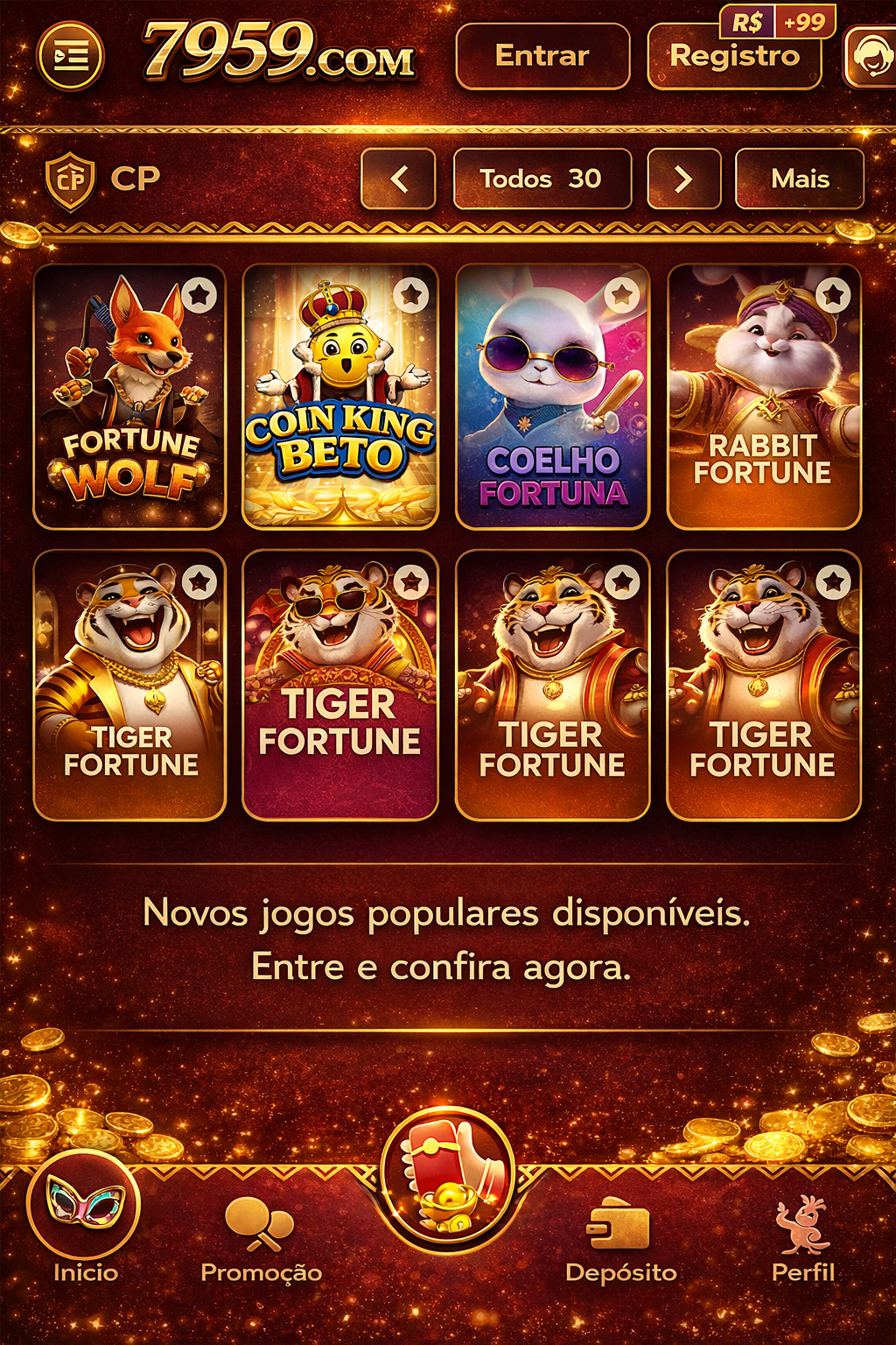 plataforma nova fortune tiger lançada hoje 
